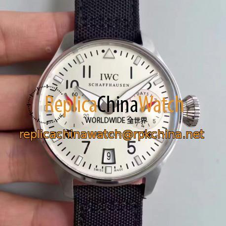 Replica IWC Big Pilot  Deutschen Fussball Bund IW500432 ZF Stainless Steel Silver Dial Swiss 51011