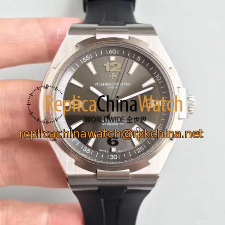 Replica Vacheron Constantin Overseas 47040 JJ Stainless Steel Anthracite Dial Swiss 2824-2