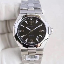 Replica Vacheron Constantin Overseas 47040 N Stainless Steel Black Dial Swiss 2824-2