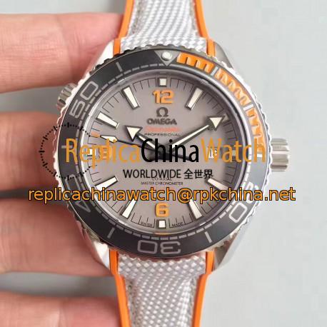 Replica Omega Seamaster Planet Ocean 600M 215.92.44.21.99.001 N Stainless Steel Grey Dial Swiss 8900