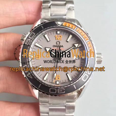 Replica Omega Seamaster Planet Ocean 600M 215.92.44.21.99.001 N Stainless Steel Grey Dial Swiss 8900