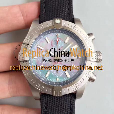 Replica Breitling Avenger Bandit E1338310/M534/253S/E20DSA.2 GF Titanium Mother Of Pearl Dial Swiss 7750