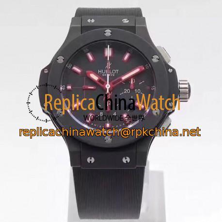 Replica Hublot Big Bang Evolution Red Magic 301.CI.1123.GR HBB V6 Ceramic Black Dial Swiss HUB4100