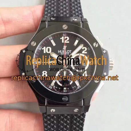 Replica Hublot Big Bang Evolution Black Magic 301.CX.130.RX HBB V6 Ceramic Black Dial Swiss HUB4100