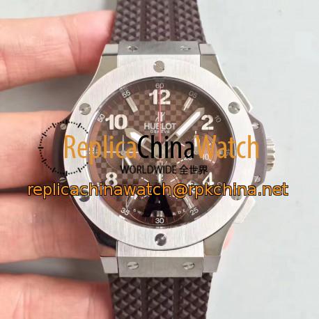 Replica Hublot Big Bang Evolution 301.SX.130.RX JF Stainless Steel Brown Carbon Fiber Dial Swiss HUB4100