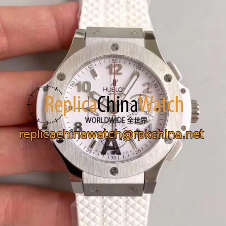 Replica Hublot Big Bang JF Stainless Steel White Dial Swiss HUB4100