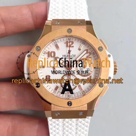 Replica Hublot Big Bang 301.PE.230.RW JF Rose Gold White Dial Swiss HUB4100