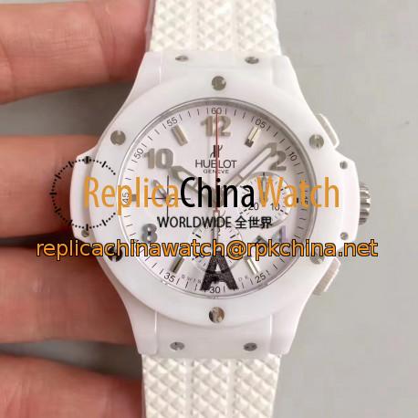 Replica Hublot Big Bang Aspen 341.CH.230.RW JF White Ceramic White Dial Swiss HUB4100