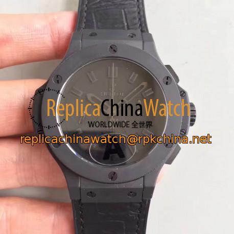 Replica Hublot Big Bang All Black 301.CI.1110.CI JF Ceramic Black Dial Swiss HUB4100